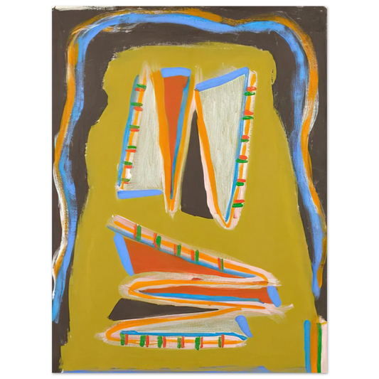 Betty Parsons - Indian Writhing - 1977 Fine Art Poster - Default Title