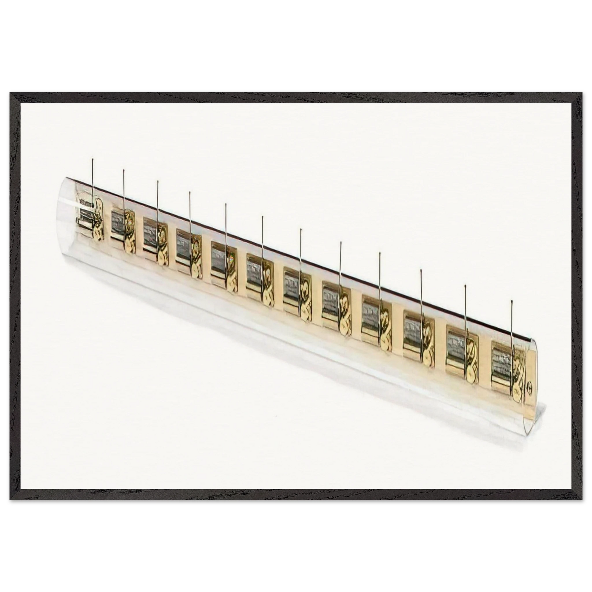 Extended Lullaby - Neo-Dada - John Cage Framed Art Print – Black Wooden Frame - Default Title - -Framed Art Print