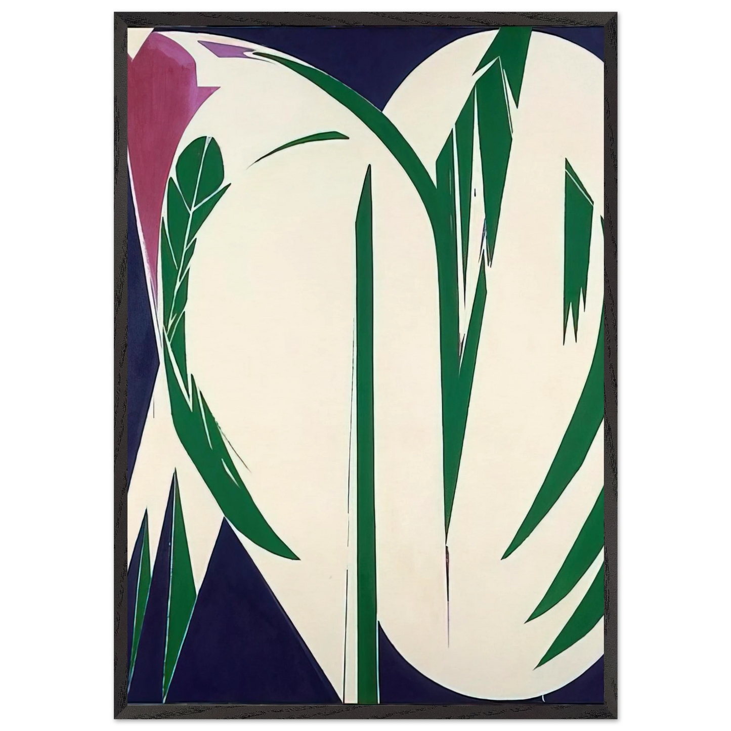 Rising Green - Lee Krasner Framed Art Print – Black Wooden Frame - Default Title - -Framed Art Print