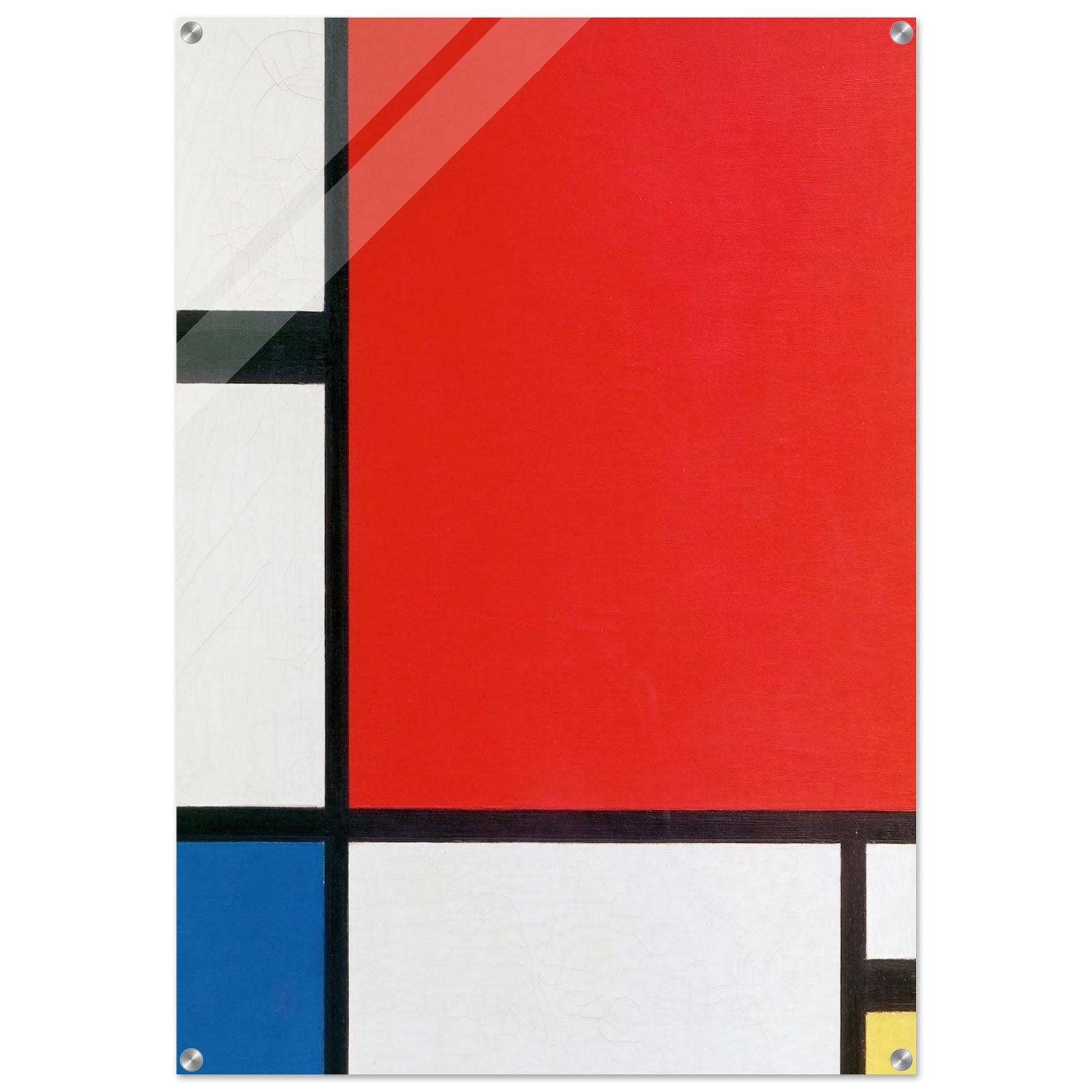 Composition with Red, Blue and Yellow - Piet Mondrian Acrylic Print - 70x100 cm / 28x40″ inches