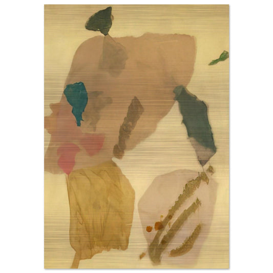 Lemon Yellow - 1950 - Kenzo Okada Brushed Aluminum Print - 70x100 cm / 28x40 inches | Kenzo Okada Aluminum Print | Kenzo Okada Prints