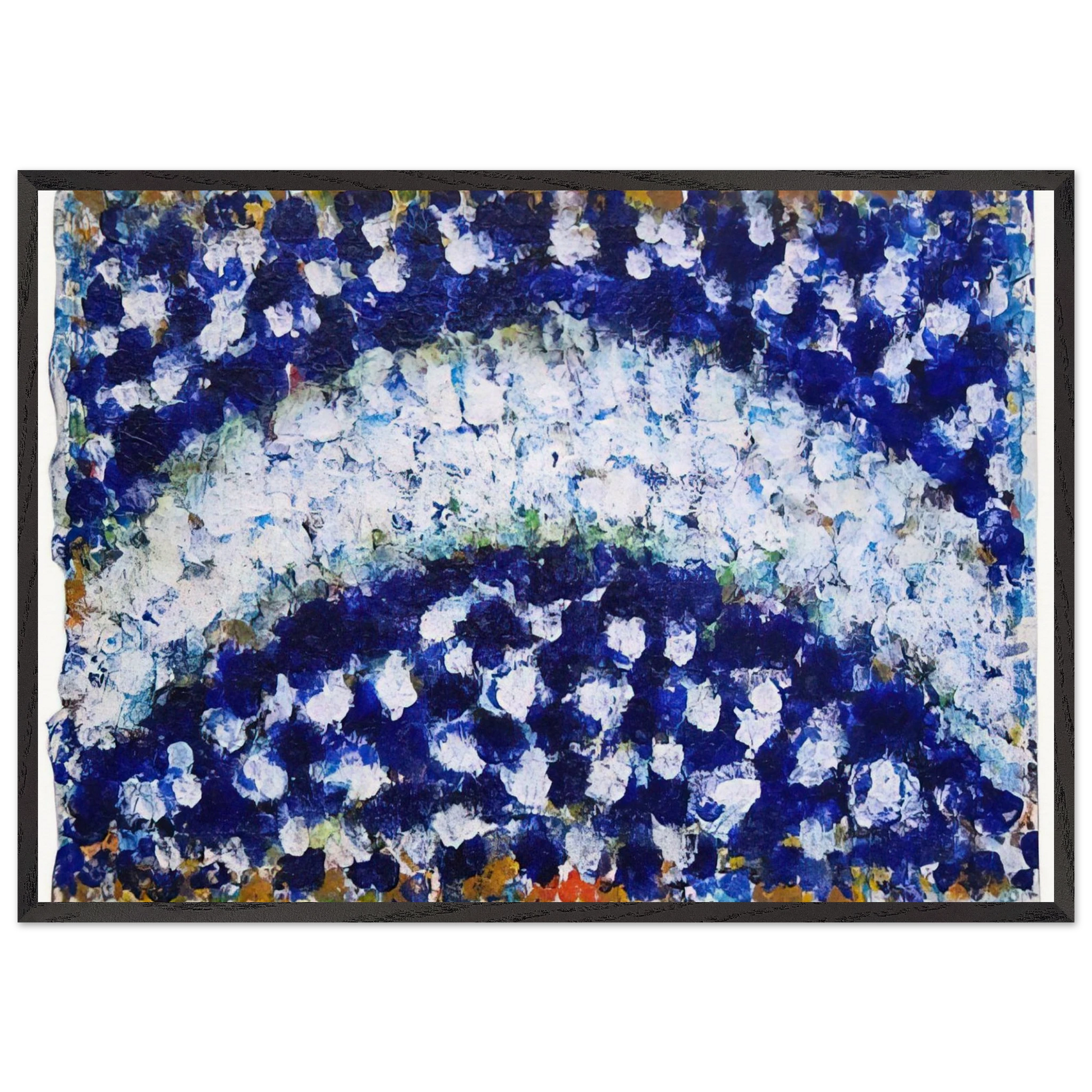 Intensive Crescent - Richard Pousette-Dart Framed Art Print – Black Wooden Frame - Default Title - -Framed Art Print