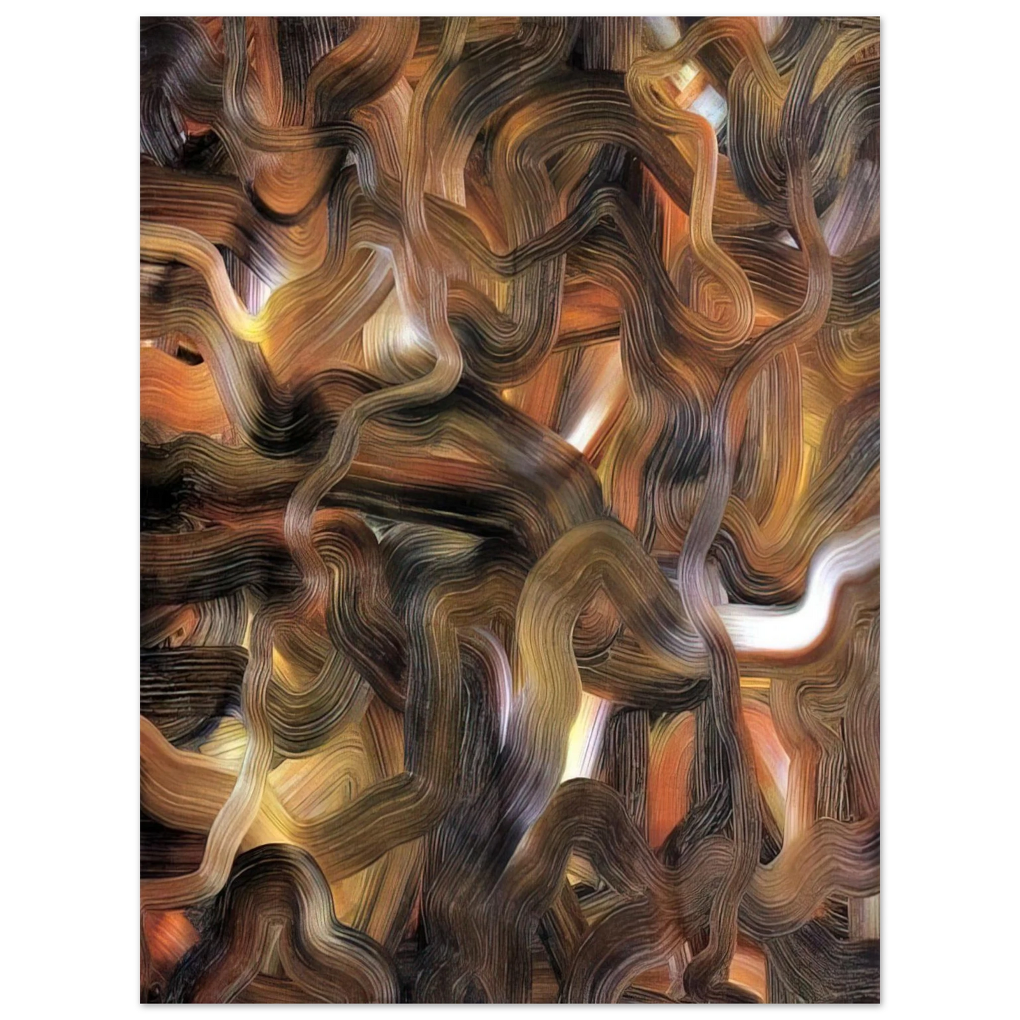 Gerhard Richter - RED BLUE YELLOW Fine Art Poster - Default Title