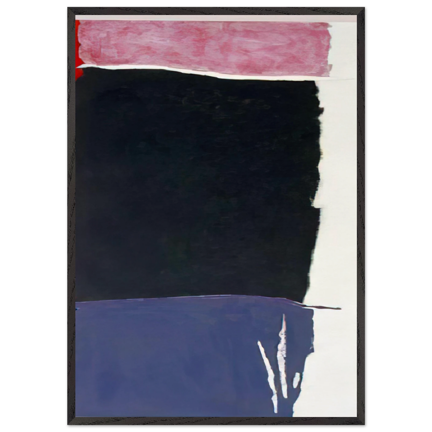 Infinity Field Lefkatos Series II - 1978 - Theodoros Stamos Framed Art Print – Black Wooden Frame - Default Title - -Framed Art Print