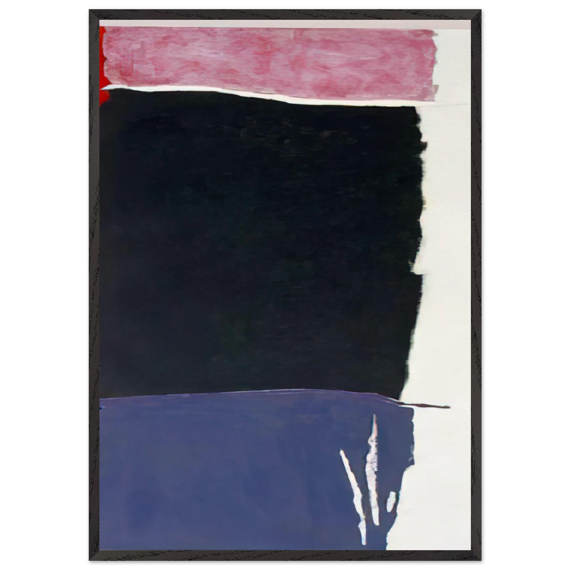 Infinity Field Lefkatos Series II - 1978 - Theodoros Stamos Framed Art Print – Black Wooden Frame - Default Title - -Framed Art Print