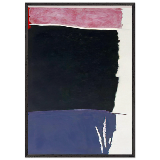 Infinity Field Lefkatos Series II - 1978 - Theodoros Stamos Framed Art Print – Black Wooden Frame - Default Title - -Framed Art Print