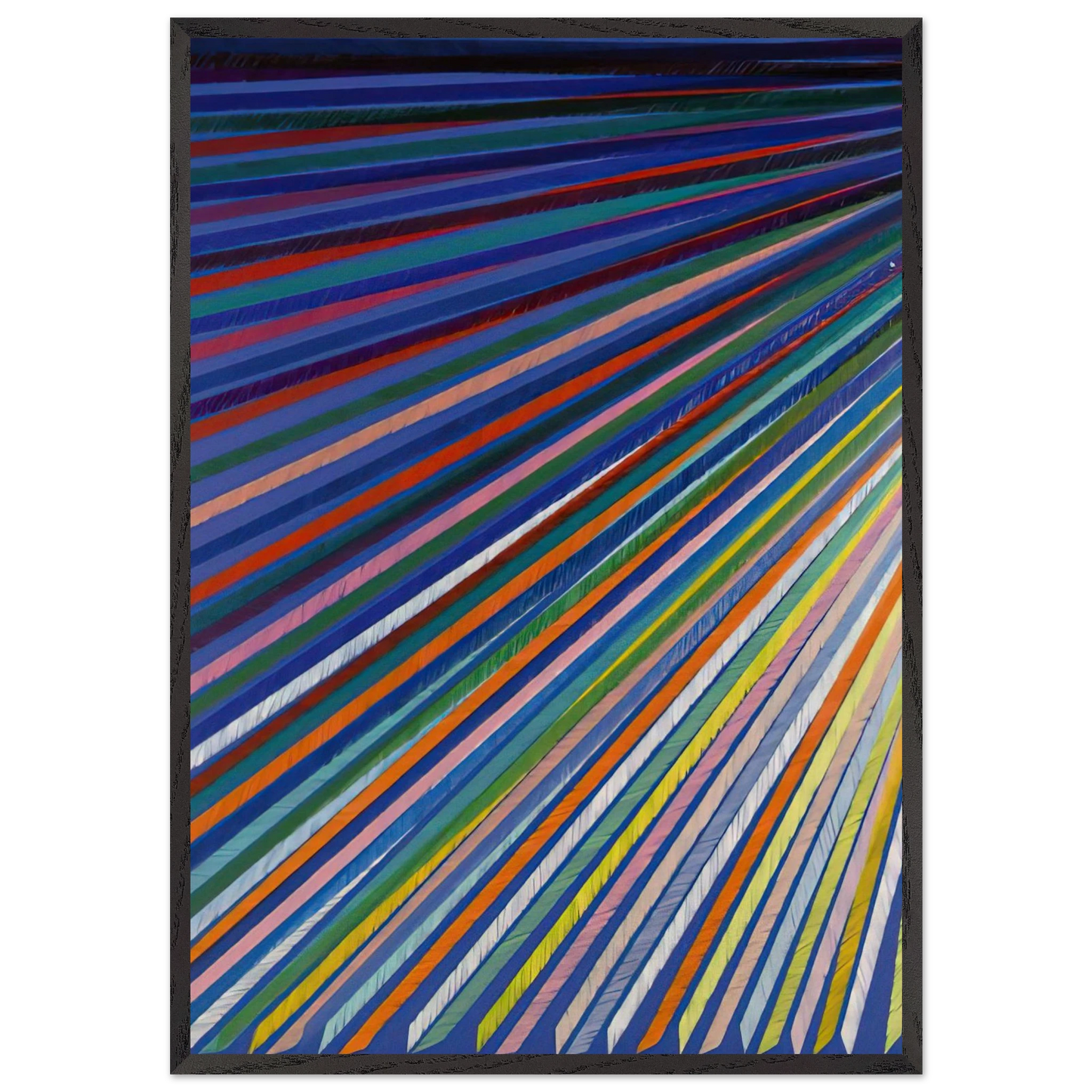 Apex - 1984 - Piero Dorazio Framed Art Print – Black Wooden Frame - Default Title - -Framed Art Print