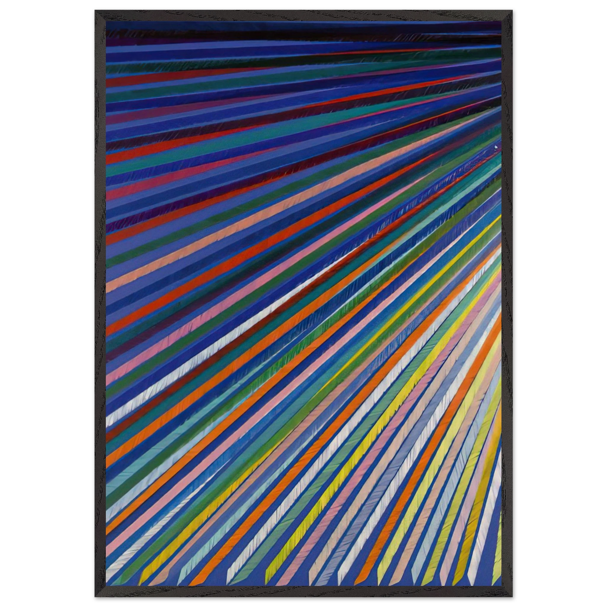 Apex - 1984 - Piero Dorazio Framed Art Print – Black Wooden Frame - Default Title - -Framed Art Print