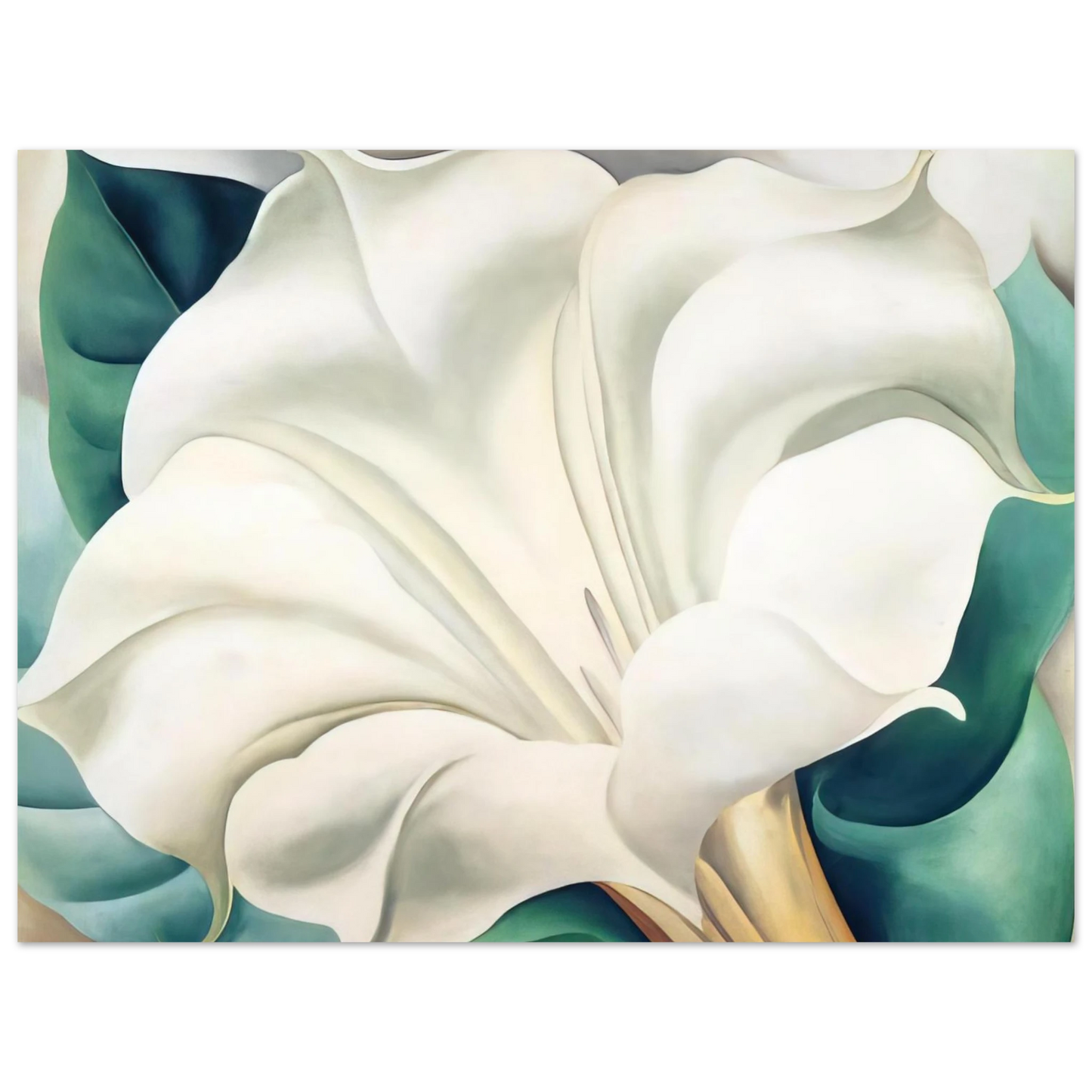 Georgia O'Keeffe - Jimson Weed 2 Fine Art Poster - 13x18 cm / 5x7 inches