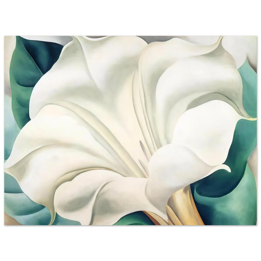 Georgia O'Keeffe - Jimson Weed 2 Fine Art Poster - 13x18 cm / 5x7 inches