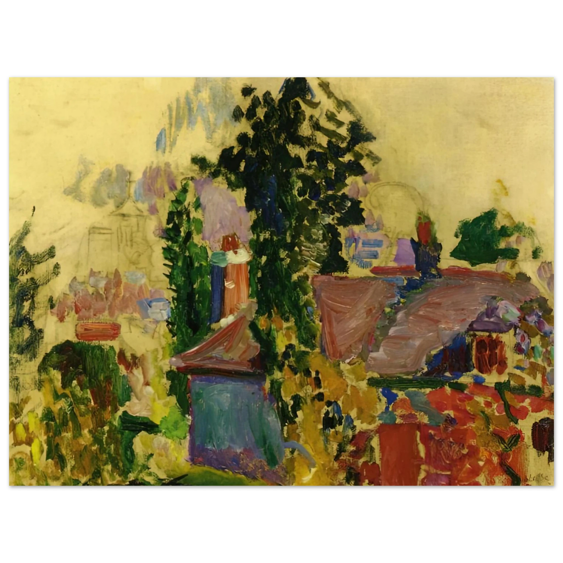 Henri Matisse - LANDSCAPE 1904 Fine Art Poster - Default Title