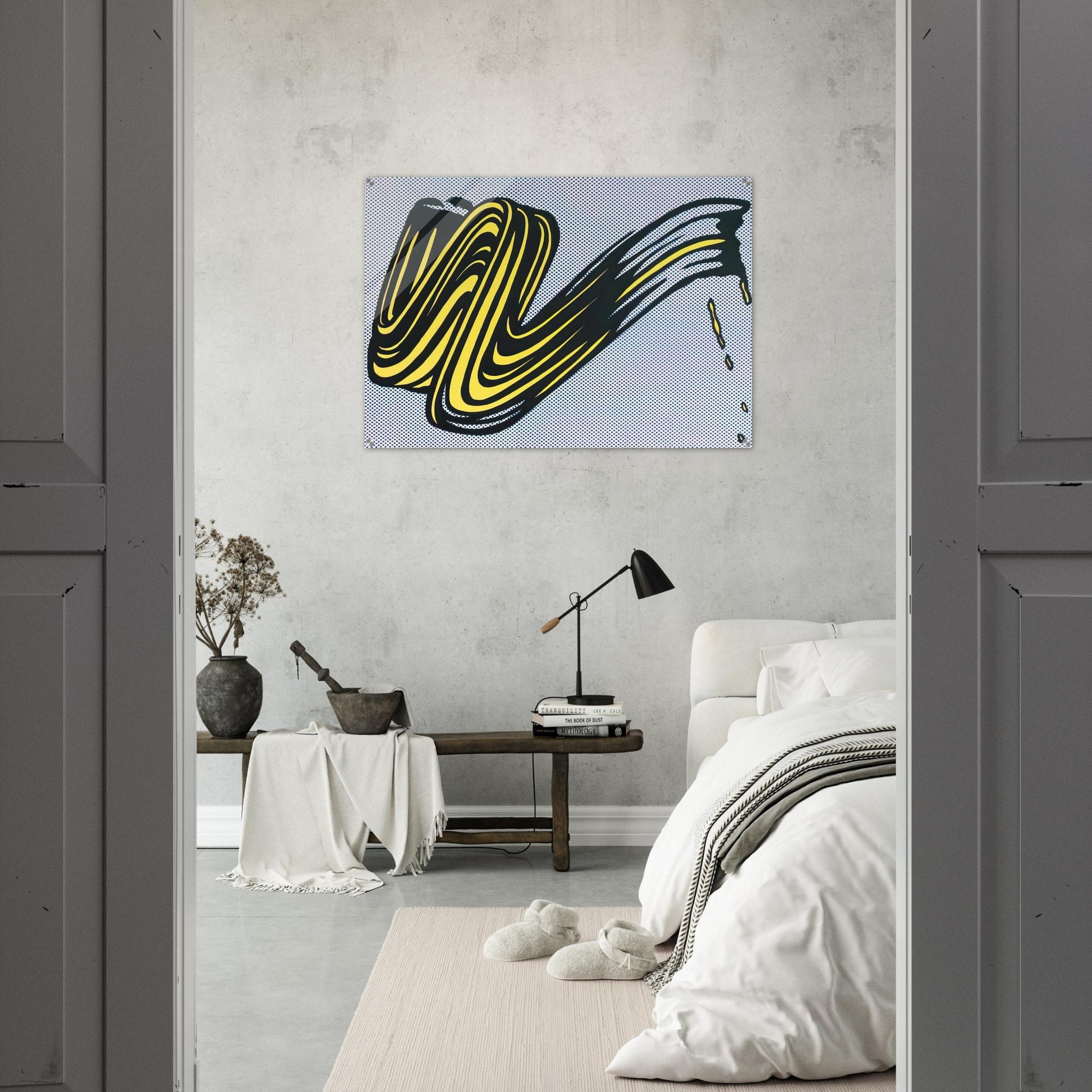 BRUSHSTROKE 1965 0 - Roy Lichtenstein Acrylic Print - 70x100 cm / 28x40″ inches | Roy Lichtenstein Wall Art | Roy Lichtenstein Prints