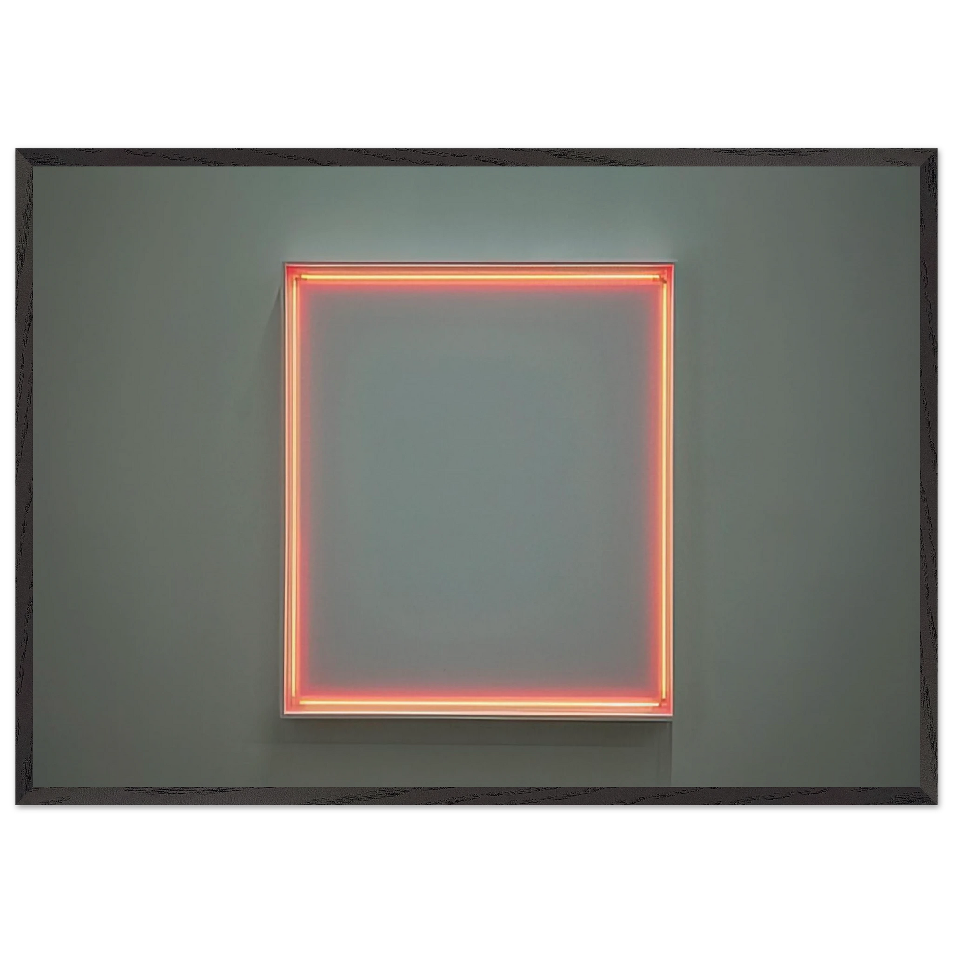 4 rythmes interferents en formant un carre - 1972 - Francois Morellet Framed Art Print – Black Wooden Frame - Default Title - -Framed Art Print