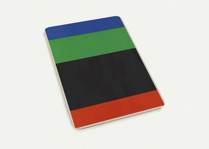 Blue-Green-Black-Red By Ellsworth Kelly Pack of 10 Post Cards | Ellsworth Kelly Post Cards | A6 (10.5 x 14.8 cm) - 4.1 x 5.8 inches