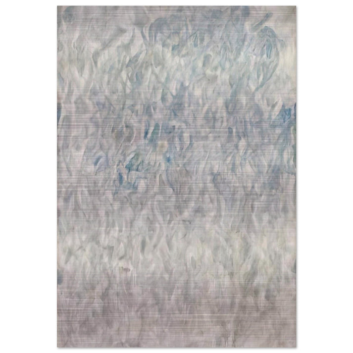 Amerika  Grey Blue  - Sam Francis Brushed Aluminum Print - 70x100 cm / 28x40 inches | Sam Francis Aluminum Print | Sam Francis Prints