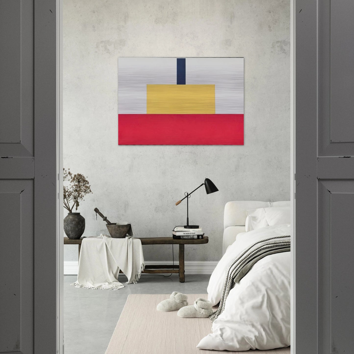 Castle CCCXXXIII 15.7.01 - 2001 - Bob Law Brushed Aluminum Print - 70x100 cm / 28x40 inches | Bob Law Aluminum Print | Bob Law Prints
