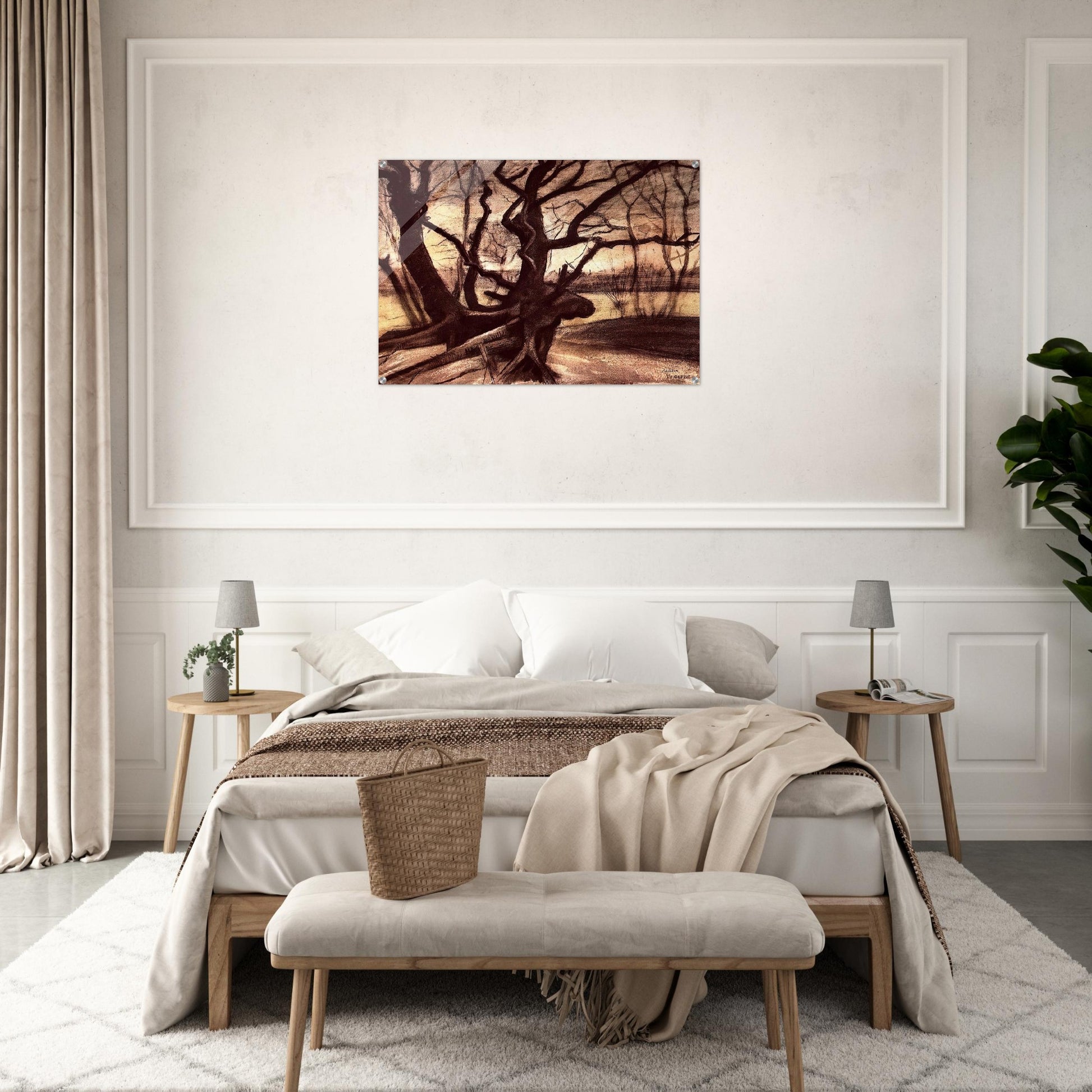 Study of a Tree - Vincent van Gogh Acrylic Print - 70x100 cm / 28x40″ inches