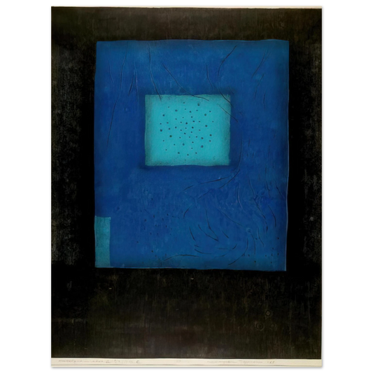 Hiroyuki Tajima - Nostalgia in Blue - 1968 Fine Art Poster - Default Title