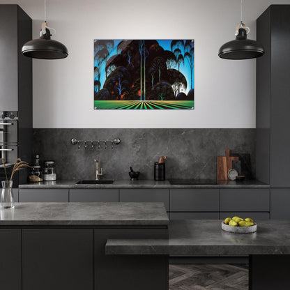 Forest Bouquet - Eyvind Earle Acrylic Print - 70x100 cm / 28x40″ inches | Eyvind Earle Wall Art | Eyvind Earle Prints