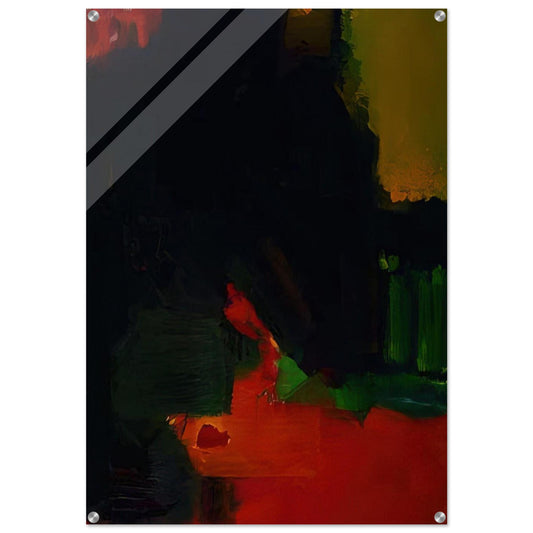 Nocturnal Splendor - Hans Hofmann Acrylic Print - 70x100 cm / 28x40″ inches | Hans Hofmann Wall Art | Hans Hofmann Prints