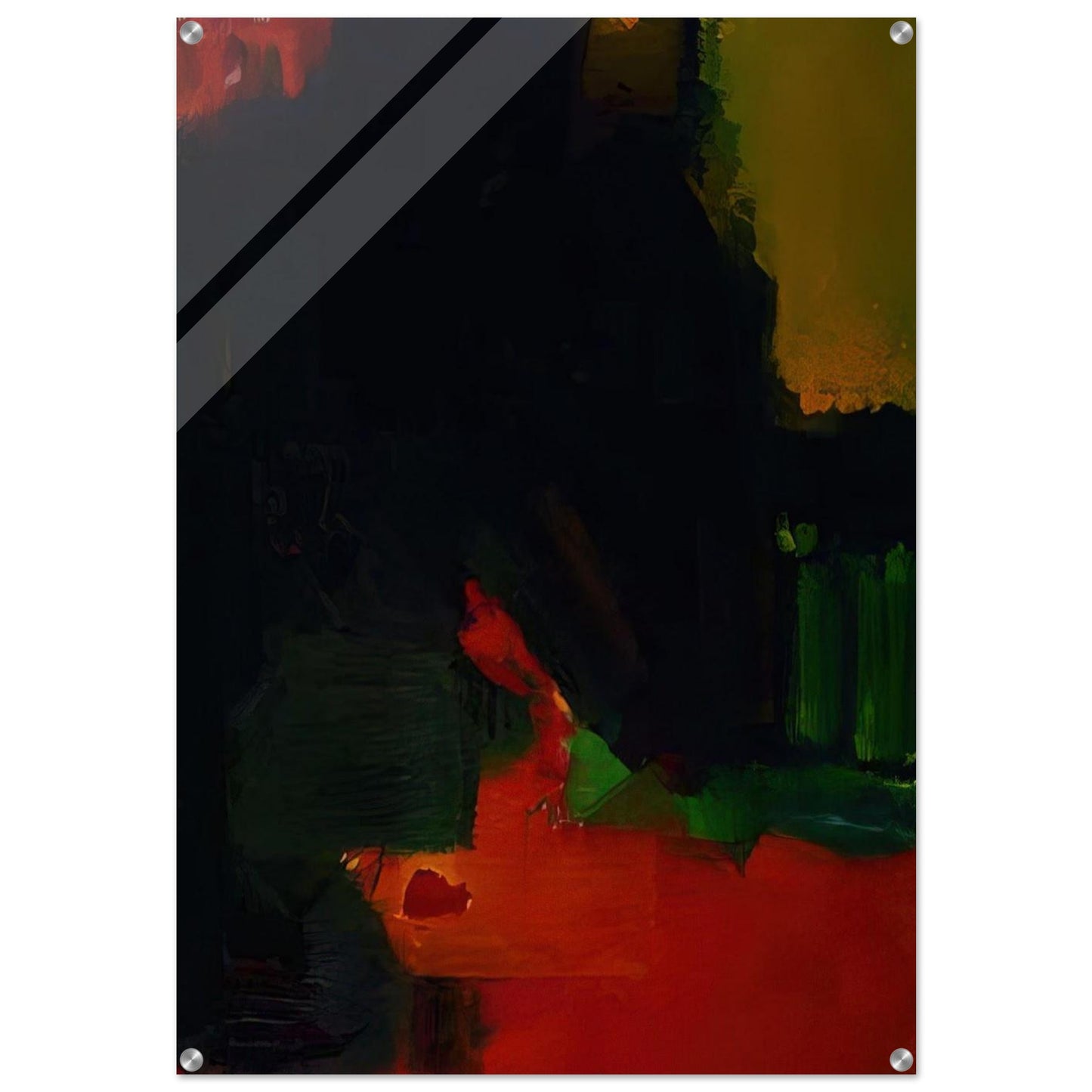 Nocturnal Splendor - Hans Hofmann Acrylic Print - 70x100 cm / 28x40″ inches | Hans Hofmann Wall Art | Hans Hofmann Prints