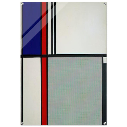 NONOBJECTIVE II 1964 - Roy Lichtenstein Acrylic Print - 70x100 cm / 28x40″ inches