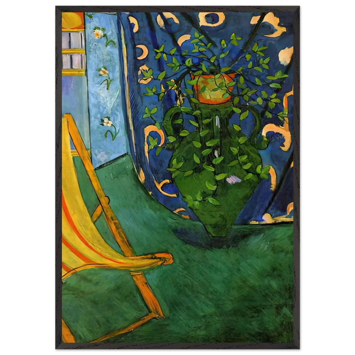 CORNER OF THE ARTIST S STUDIO 1912 - Henri Matisse 70x100 cm / 28x40 inches Framed Art Print – Black Wooden Frame