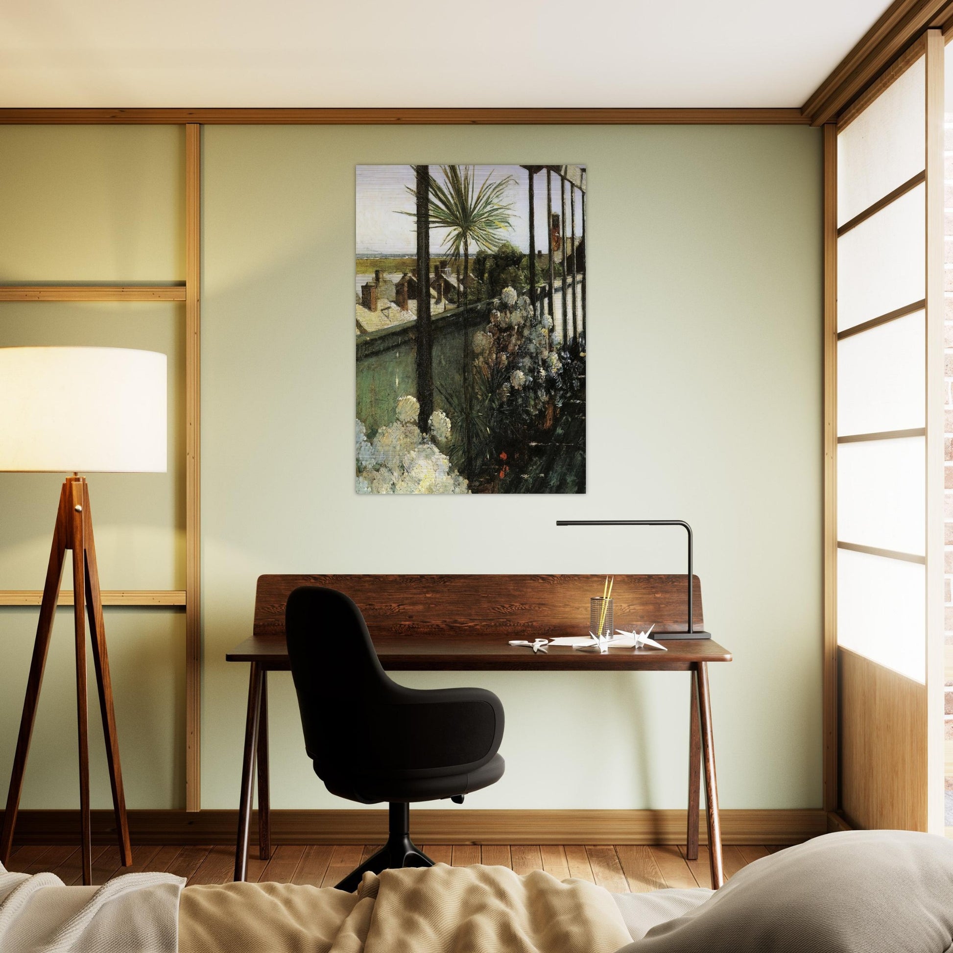 Afternoon in Nantucket - Childe Hassam Brushed Aluminum Print - 70x100 cm / 28x40 inches | Childe Hassam Aluminum Print | Childe Hassam Prints