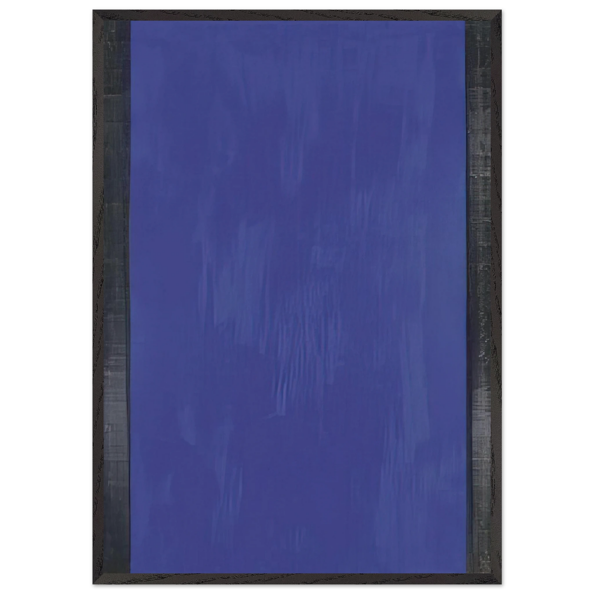 Untitled blue - Color Field Painting - Gunther Forg Framed Art Print – Black Wooden Frame - Default Title - -Framed Art Print