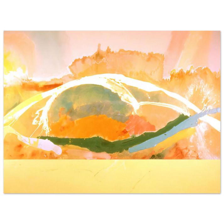 Ronnie Landfield - Sunday Afternoon - 1969  75x100 cm / 30x40inches Fine Art Poster