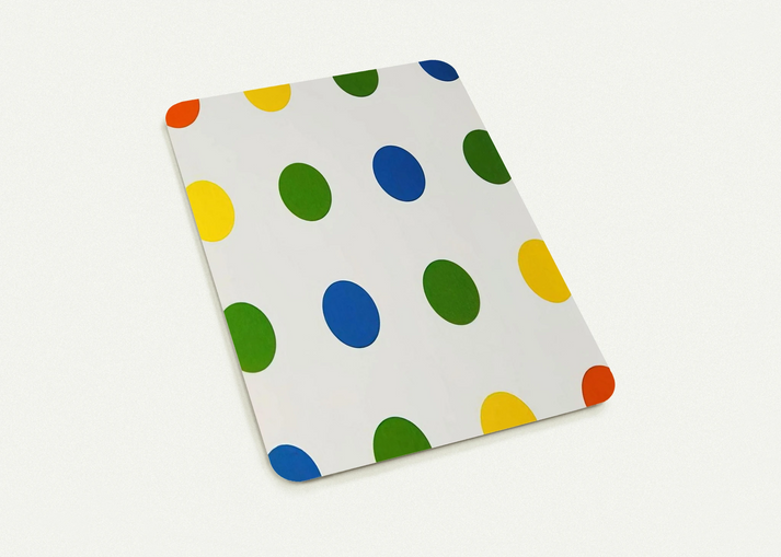 Bleu-Vert-Jaune-Orange - 1954 By Francois Morellet Pack of 10 Post Cards | Francois Morellet Post Cards | A6 (10.5 x 14.8 cm) - 4.1 x 5.8 inches