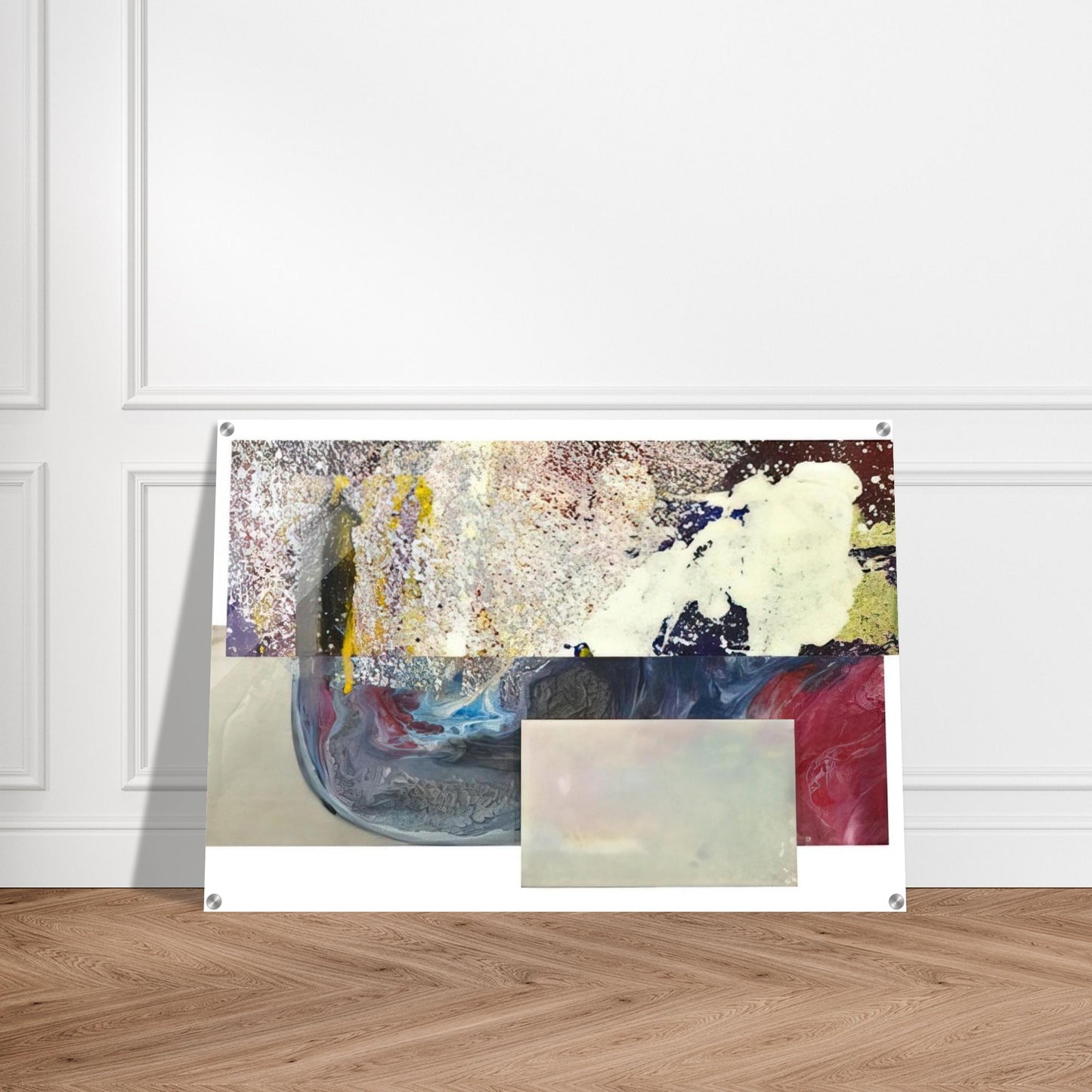 Newly Little - Sam Gilliam Acrylic Print - 70x100 cm / 28x40″ inches | Sam Gilliam Wall Art | Sam Gilliam Prints