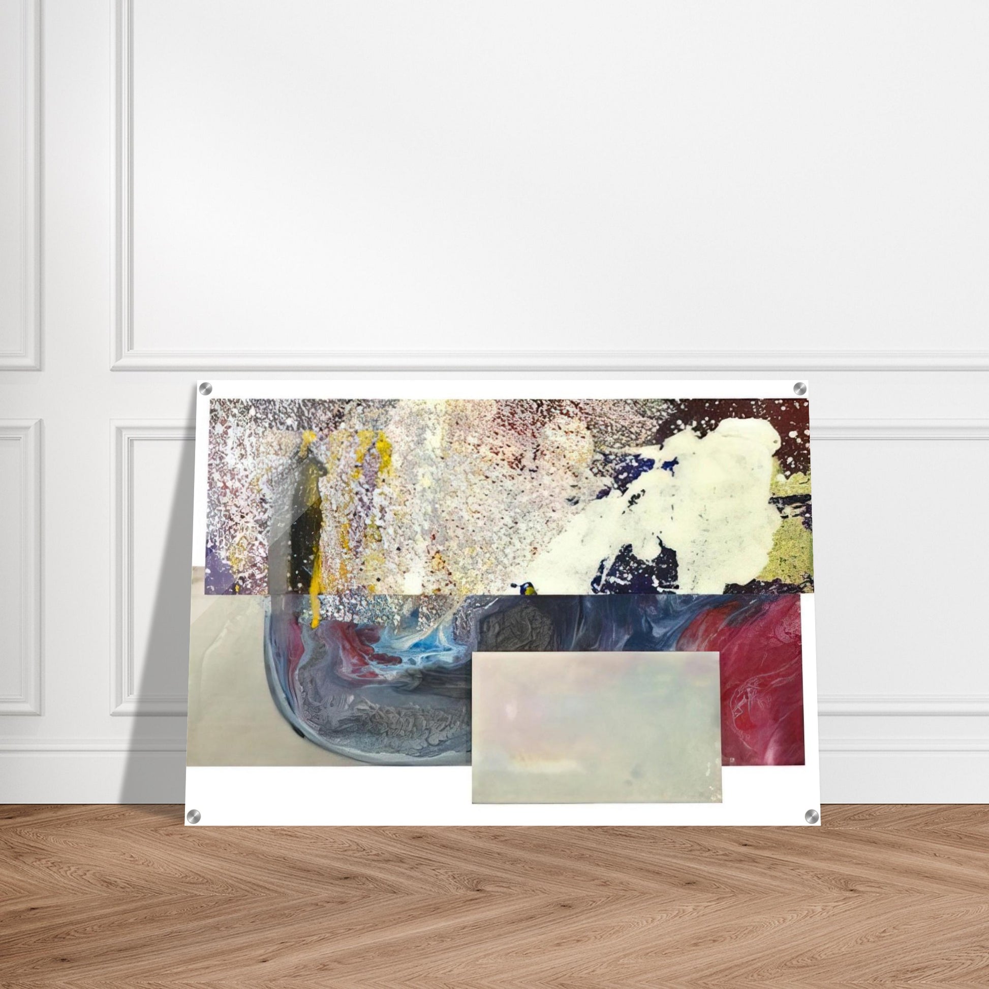 Newly Little - Sam Gilliam Acrylic Print - 70x100 cm / 28x40″ inches | Sam Gilliam Wall Art | Sam Gilliam Prints