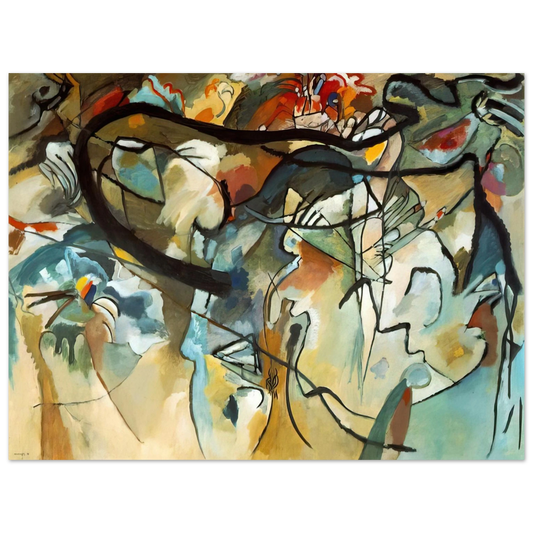 Wassily Kandinsky - COMPOSITION V 1911 Fine Art Poster - Default Title