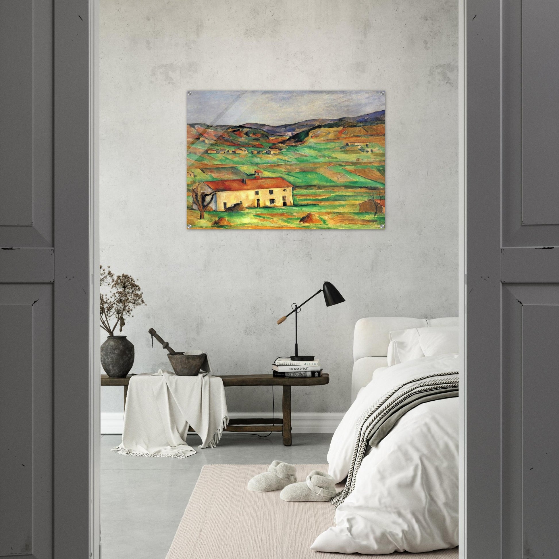 Gardanne - Paul Cézanne Acrylic Print - 70x100 cm / 28x40″ inches