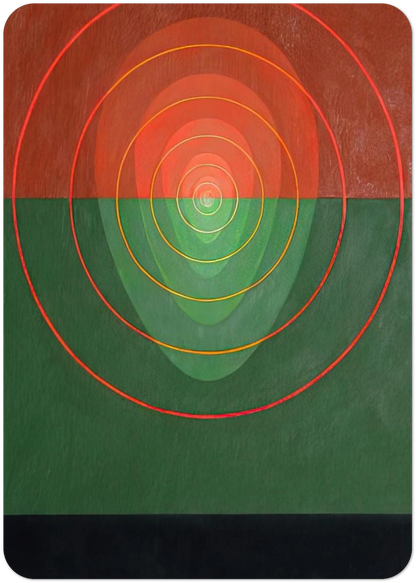 Mandala No. 2 - 1968 By Clarence Holbrook Carter Pack of 10 Post Cards | Clarence Holbrook Carter Post Cards | A6 (10.5 x 14.8 cm) - 4.1 x 5.8 inches