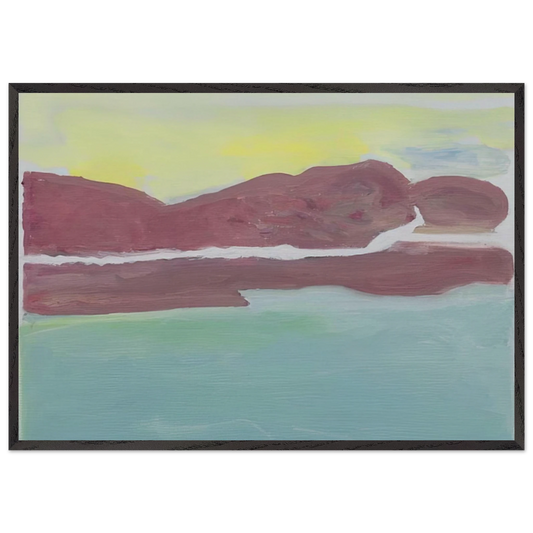 Untitled - 2005 N1 - Ralston Crawford Framed Art Print – Black Wooden Frame - Default Title - -Framed Art Print