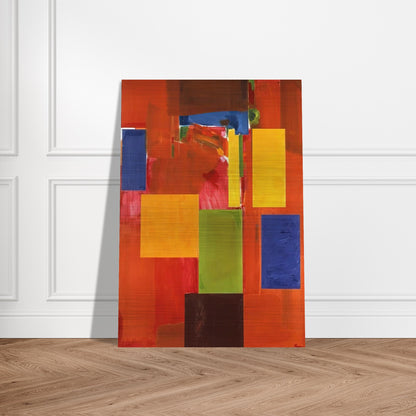Sanctum Sanctorum - Hans Hofmann Brushed Aluminum Print - 70x100 cm / 28x40 inches | Hans Hofmann Aluminum Print | Hans Hofmann Prints