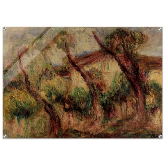 In the Garden of Collettes at Cagnes - Pierre-Auguste Renoir Acrylic Print - 70x100 cm / 28x40″ inches
