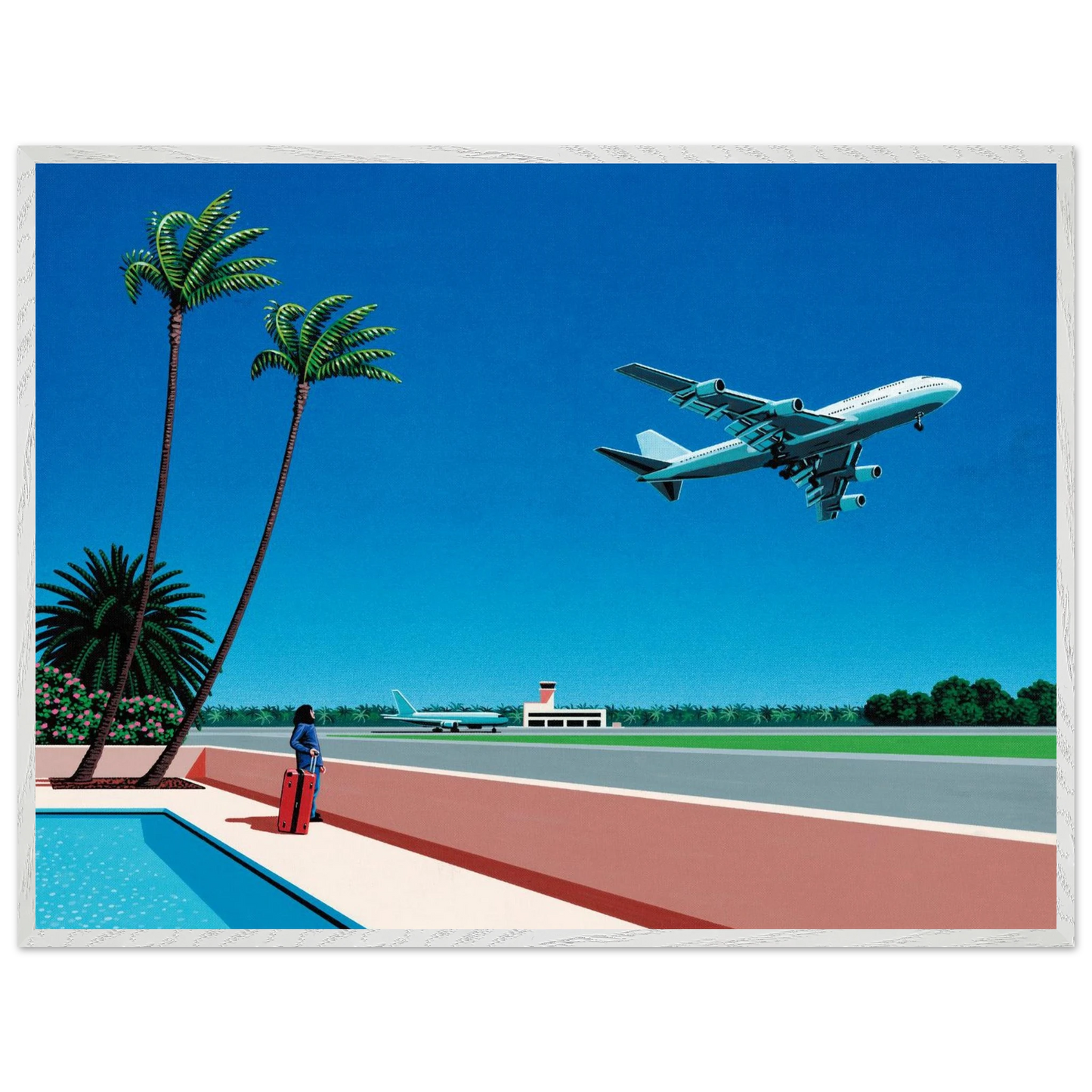 Hiroshi Nagai - Finest B-R-E-E-Z-E Takeoff Wall Art - 30x40 cm / 12x16 inches - Fine Art Poster - -