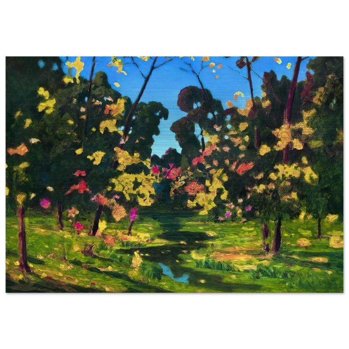 Autumn - Arkhyp Kuindzhi Brushed Aluminum Print - 70x100 cm / 28x40 inches | Arkhyp Kuindzhi Aluminum Print | Arkhyp Kuindzhi Prints