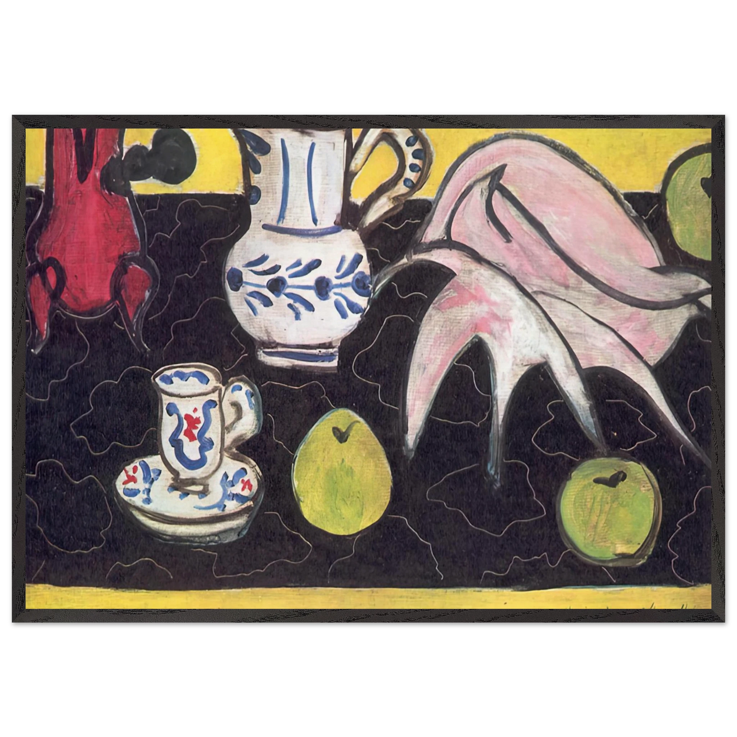 STILL LIFE WITH A SHELL 1940 - Henri Matisse Framed Art Print – Black Wooden Frame - Default Title - -Framed Art Print