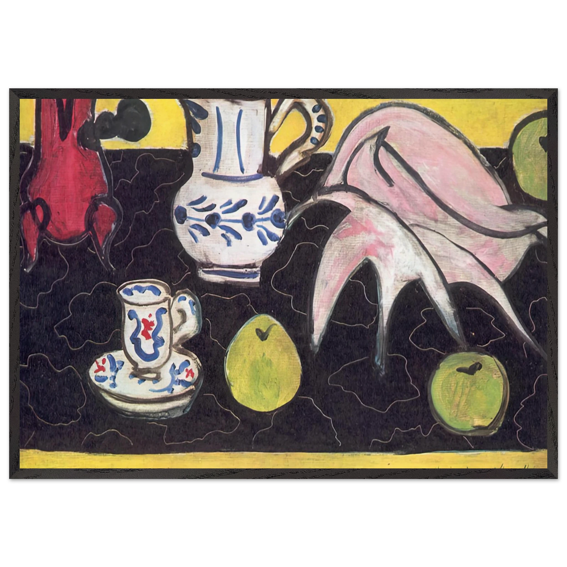 STILL LIFE WITH A SHELL 1940 - Henri Matisse Framed Art Print – Black Wooden Frame - Default Title - -Framed Art Print