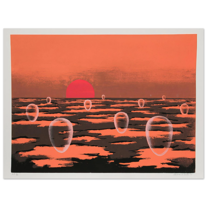 Clarence Holbrook Carter - Eschantos 28 - 1977  75x100 cm / 30x40inches Fine Art Poster