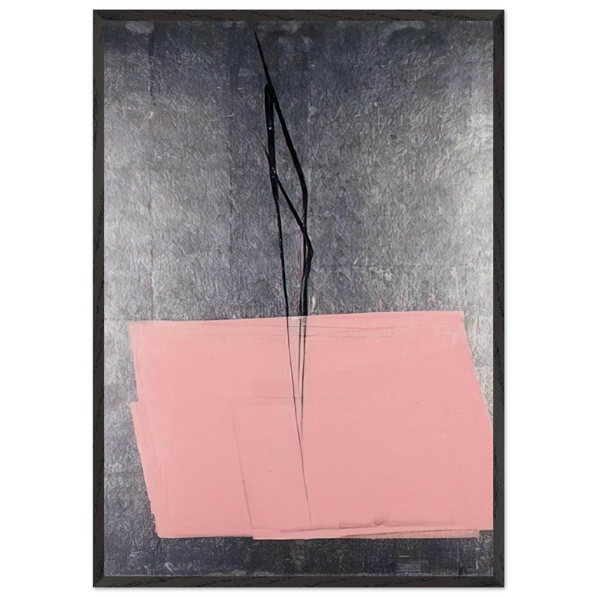 Kokoro - Abstract Expressionism - Toko Shinoda Framed Art Print – Black Wooden Frame - Default Title - -Framed Art Print