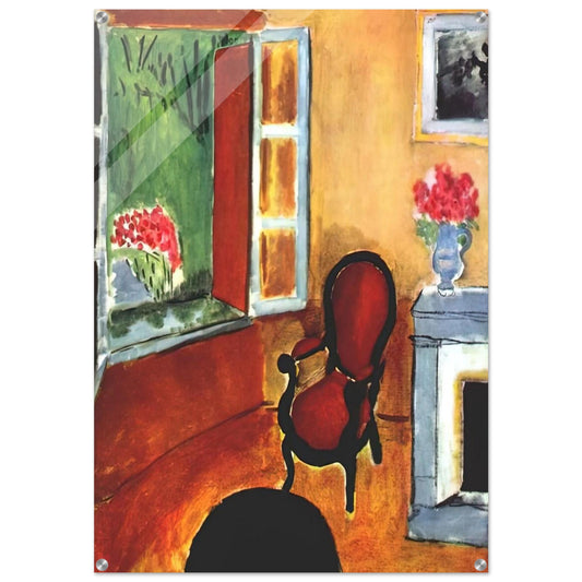 INTERIOR 1940 - Henri Matisse Acrylic Print - 70x100 cm / 28x40″ inches | Henri Matisse Wall Art | Henri Matisse Prints