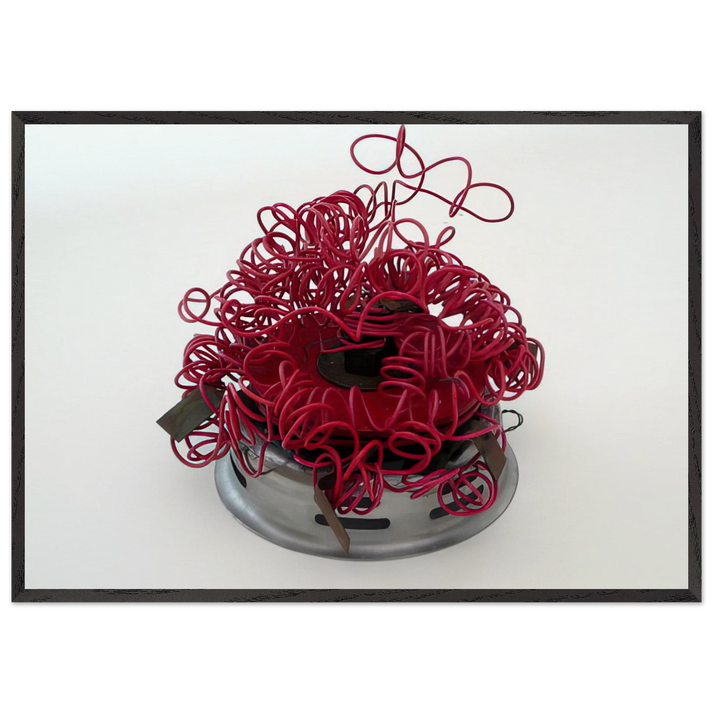 Bichito 8922 - 1989 - Gego 70x100 cm / 28x40 inches Framed Art Print – Black Wooden Frame