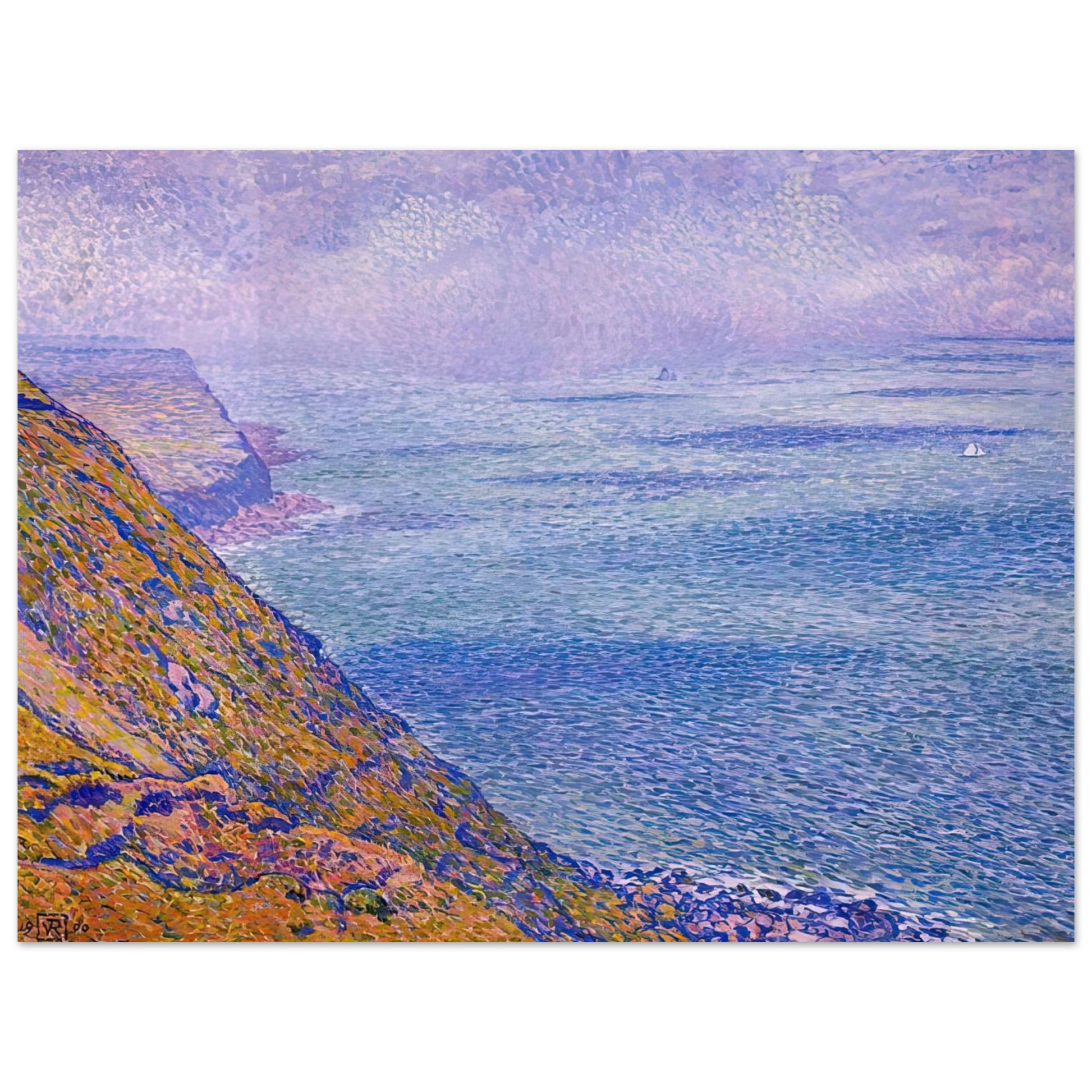 Theo van Rysselberghe - THE CAP GRIS NEZ 1900 Fine Art Poster - Default Title