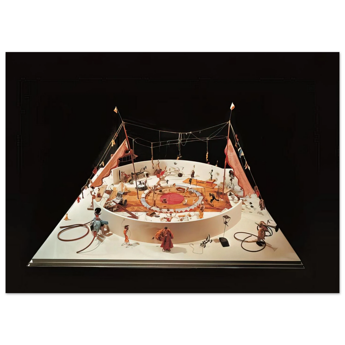 Alexander Calder - CALDER S CIRCUS 1931 Fine Art Poster - 40x60 cm / 16x24 inches