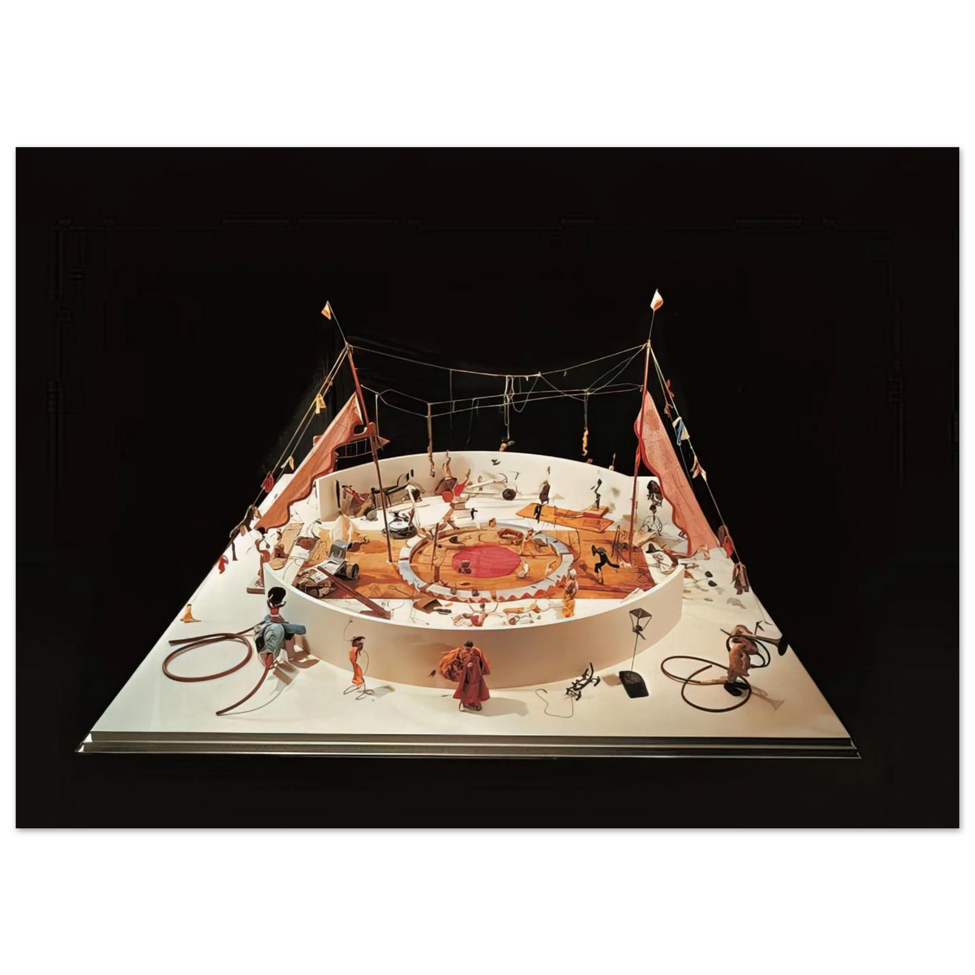 Alexander Calder - CALDER S CIRCUS 1931 Fine Art Poster - 40x60 cm / 16x24 inches